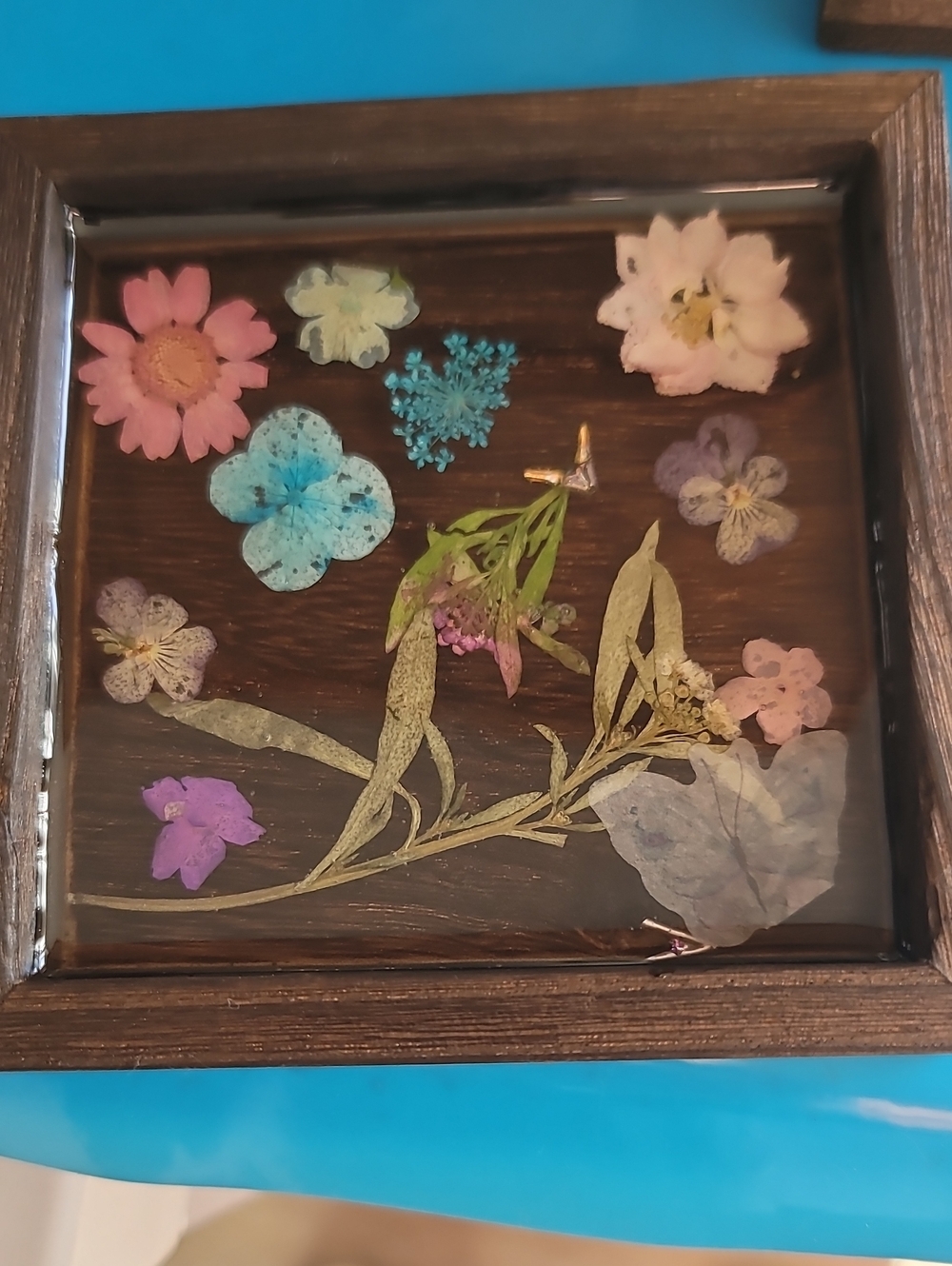 Floral Coaster/tray Set New - Picture 5 of 9